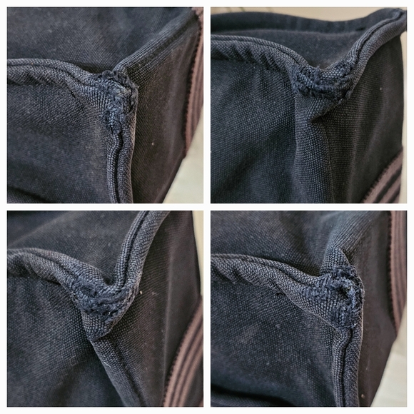 ❌SOLD❌ 🖤Hermes Canvas Tote Pm🖤 - Picture 4 of 13